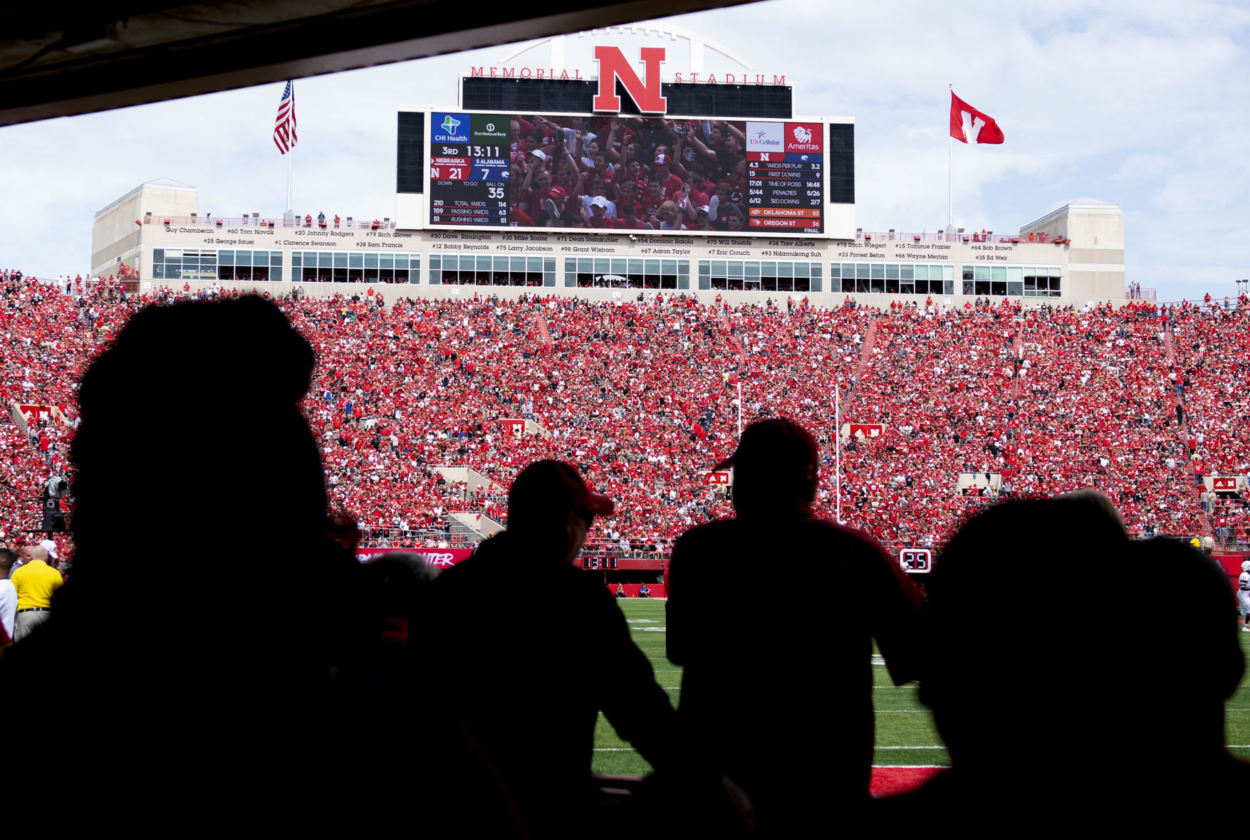 Nebraska vs. South Alabama, 8.31